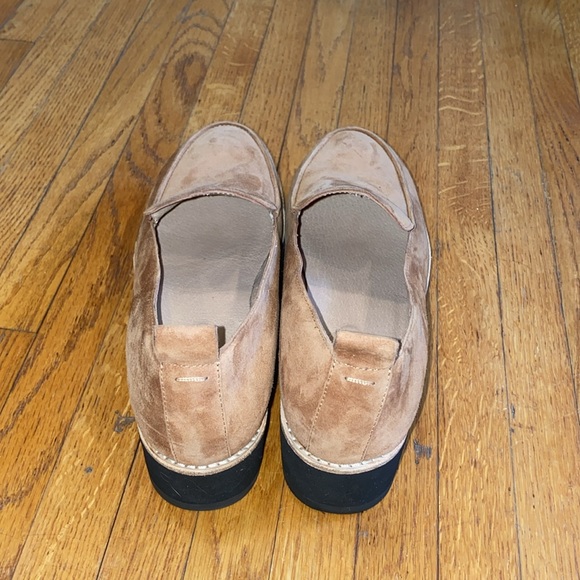 Eileen Fisher Ells Platform Loafers Size 6.5 Brown Suede Slip On Sneakers - Picture 7 of 10